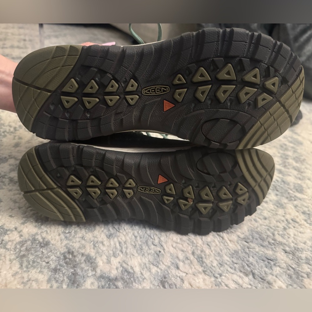 Keen teal and olive women's hiking boots - Picture 4 of 4